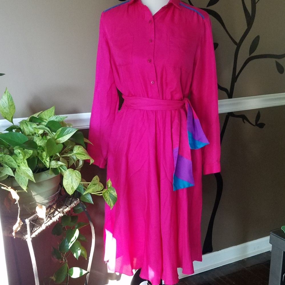 Vintage Magenta dress
